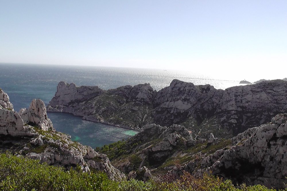 La calanque de Sormiou, dans le parc national des Calanques